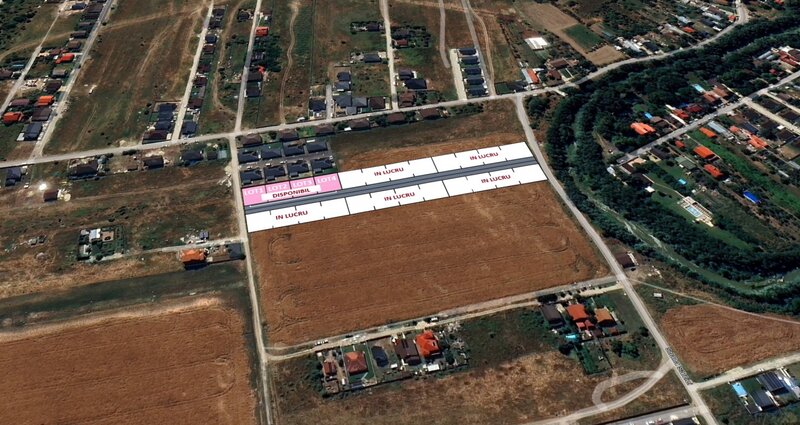 Domnesti teren  4 loturi  autorizatie de construire  stradal  comision 0%