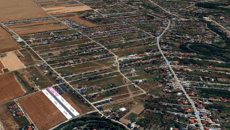 Domnesti teren  4 loturi  autorizatie de construire  stradal  comision 0%